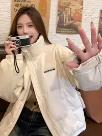 8174  M高端加厚短款羽绒服女2025冬季新款韩版宽松小个子外套