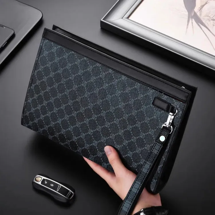 手包男手拿包商务休闲大容量手拎包男士时尚潮流夹包男手抓包男生