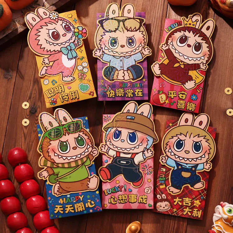 卡通立体可爱创意新年压岁利是封个性造型通用硬包