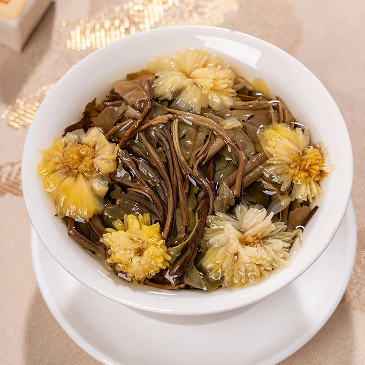 木白【菊花白茶】2021年贡眉配2025年菊花~淡雅菊花香老白茶