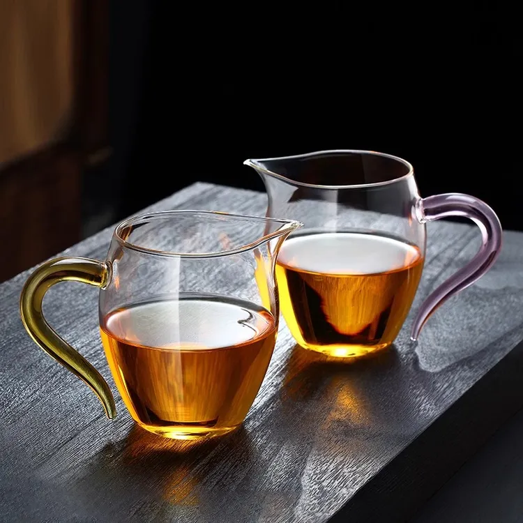 公道杯玻璃加厚耐热分茶器高档全套过滤泡茶茶具茶杯茶海公杯茶漏