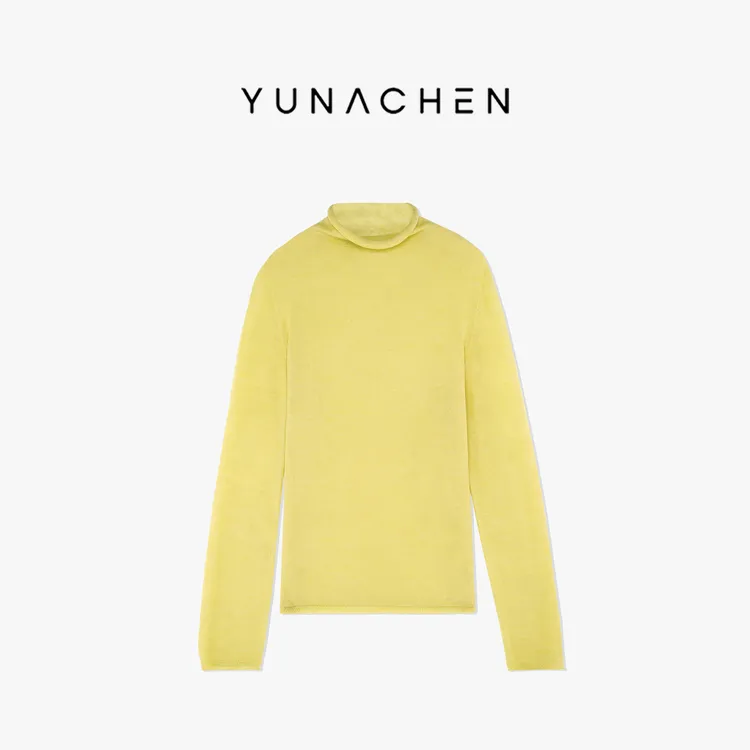 菠萝宝宝yuna【茉言】羊驼羊毛基础打底套头针织衫YL20