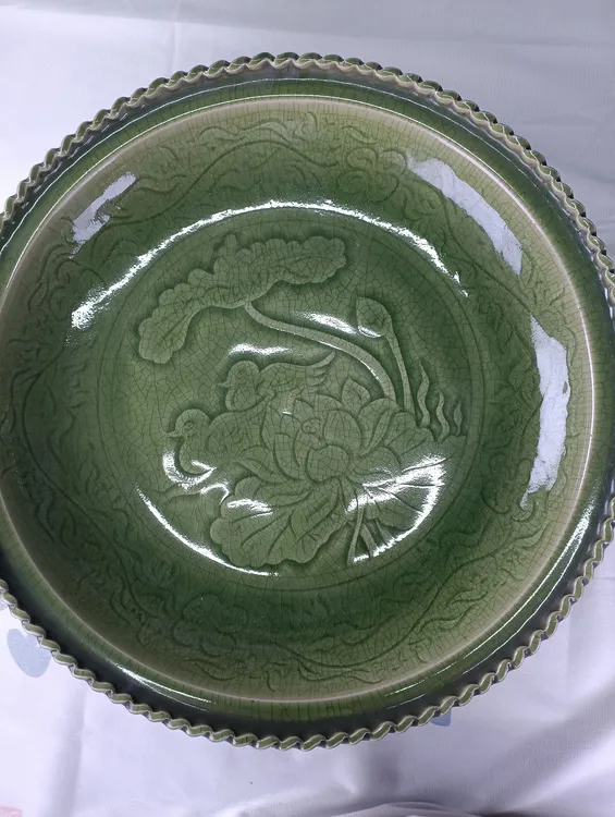 龙泉赏盘#鸳鸯戏水