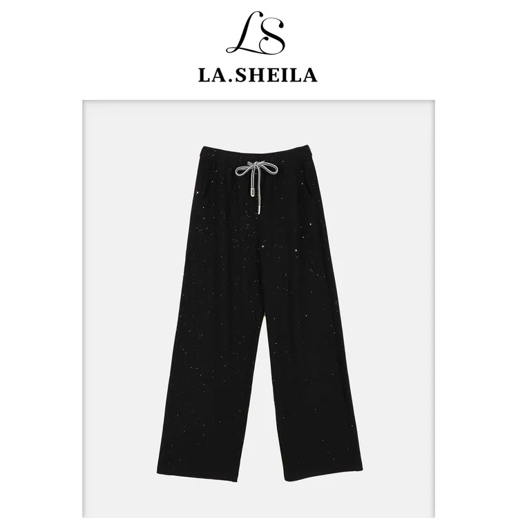 LA.Sheila 秋冬穿搭 抽绳星空裤253-KZ/0925-6687