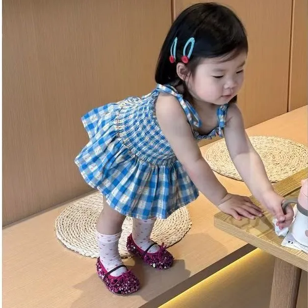 纱布吊带打缆包屁裙 