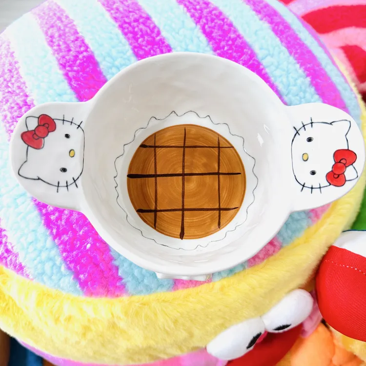 【星漫】kitty可爱双耳陶瓷小碗