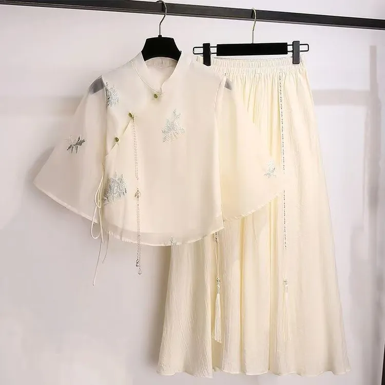 新中式秋夏季女装爆款改良汉服上衣显瘦国风日常穿