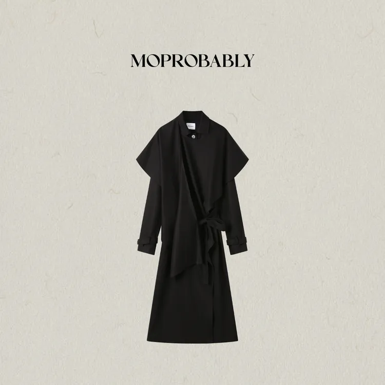Moprobably李予诺「隐袍」一衣多穿设计师氛围感凤衣外套L5356021