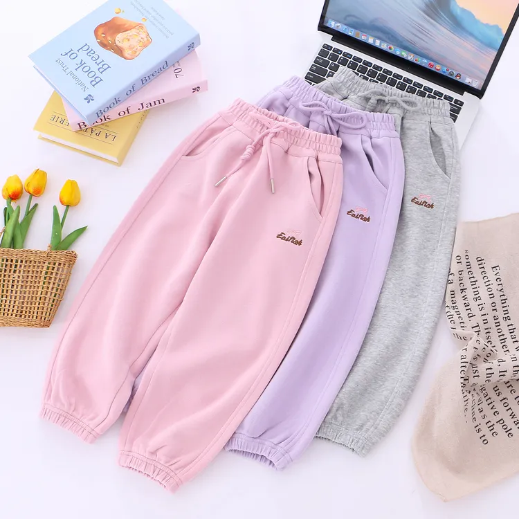 韩版童装长裤女发童春秋季新款洋气外穿休闲裤儿童宝宝运动裤子