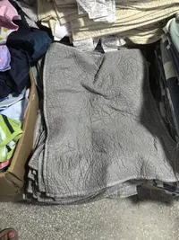 《厚广家》3楼50×66浅灰色超软水洗棉化纤绗缝枕套 发1对