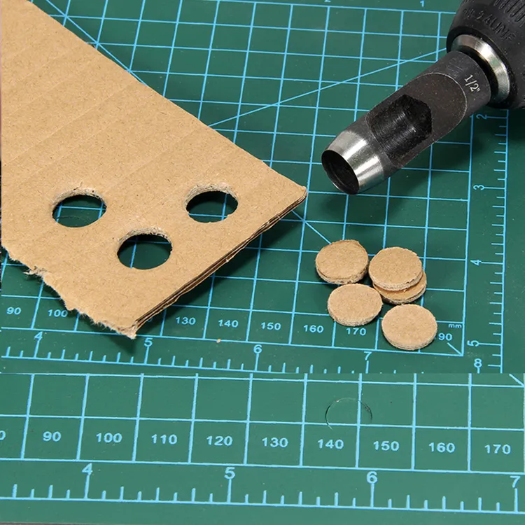 升级款一体皮带打孔器打塑料橡胶纸箱电动手动种香菇餐盒地膜开孔