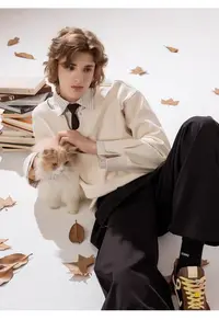 某保149！销量3000！老钱风假两件卫衣男女同款