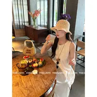 【LIUYI】三宅裙~圆领无袖背心连衣裙52135