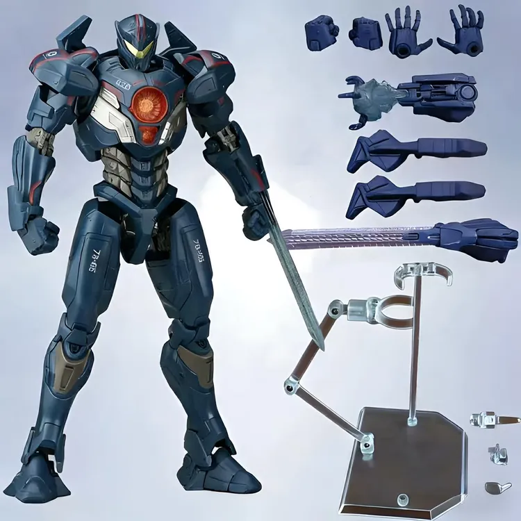 环太平洋2机甲模型危险复仇流浪者可动发光手办玩具机器人男礼物