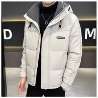 DS-6633-白#【Y】冬季情侣百搭保暖宽松外套