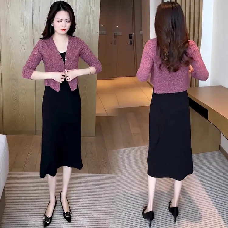 2025年新款开衫春夏短款外搭坎肩配连衣裙小披肩上衣气质显瘦洋气