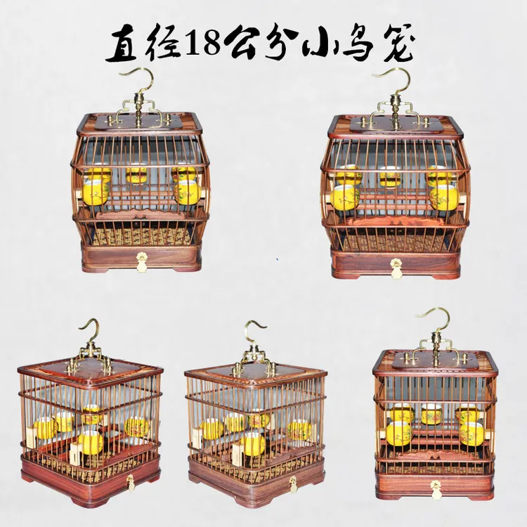 腰鼓形鸟笼直径18公分秀眼黄豆鸟笼异形鸟笼子