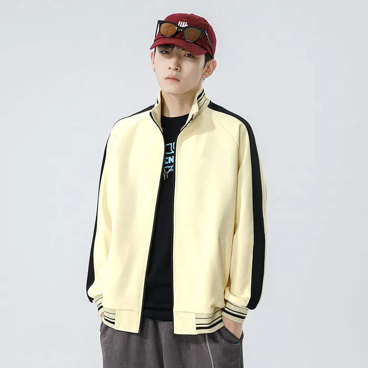 潮流时尚华锦棉拉链衣服棒球服-8548