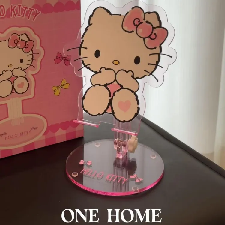 ONE Kitty支架亚克力铝架伸缩手机支架桌面懒人平板支架桌面摆件