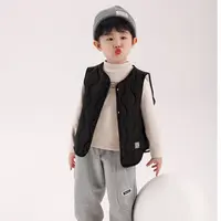 史努比童装儿童夹棉马甲男童春秋装女童内胆背心中大童坎肩