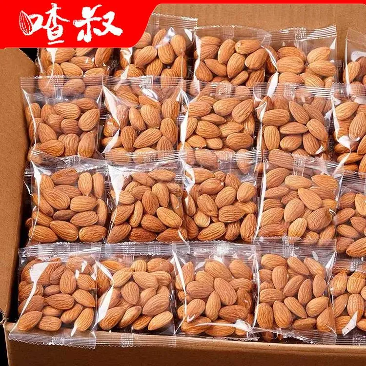 喳叔巴旦木仁独立小包装500G原味杏仁坚果零食250G零食巴旦木坚果