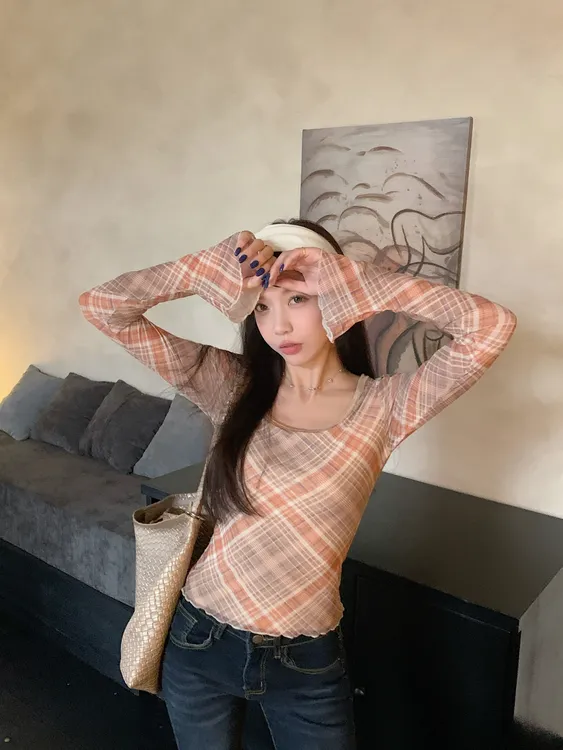 中袖长袖双版本双层不易透上衣内搭显瘦T恤 9269#