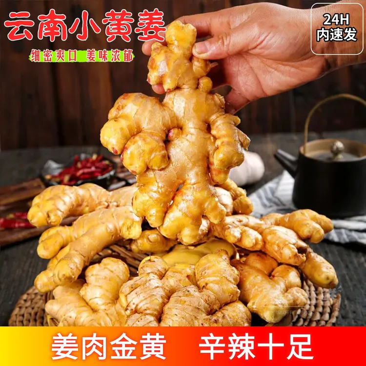 【不是老姜包退】正宗云南小黄姜新鲜现挖生姜老姜月子姜整箱批发
