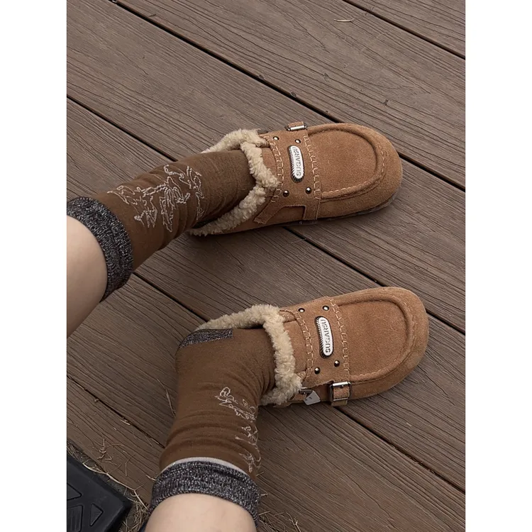 【双11优惠购】OZE设计师25秋 休闲复古休闲博肯 鞋