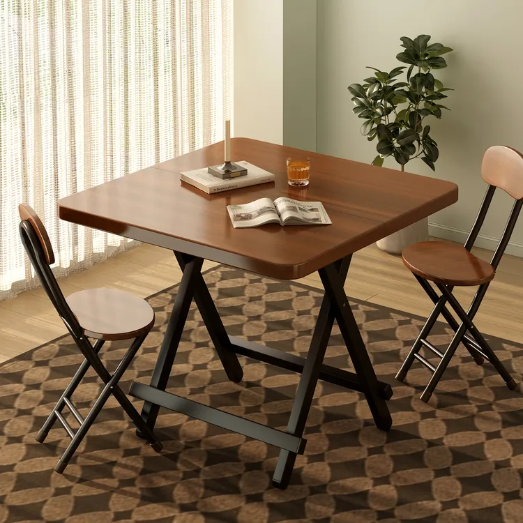 小桌子可折叠出租房家用餐桌吃饭桌夜市便携式摆摊桌写作业四方桌
