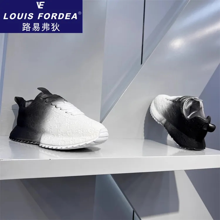 Louis Fordea/路易弗狄【干净感痞帅男鞋】渐变老爹鞋男轻奢休闲鞋