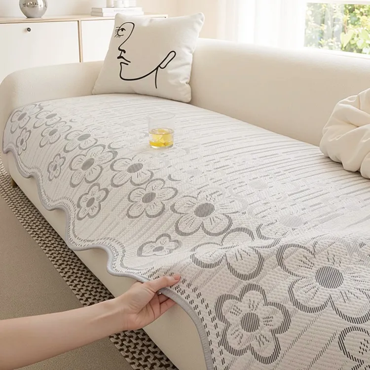 虹原风尚夏季直排皮沙发垫夏用沙发凉席坐垫子防滑2025新款一片式