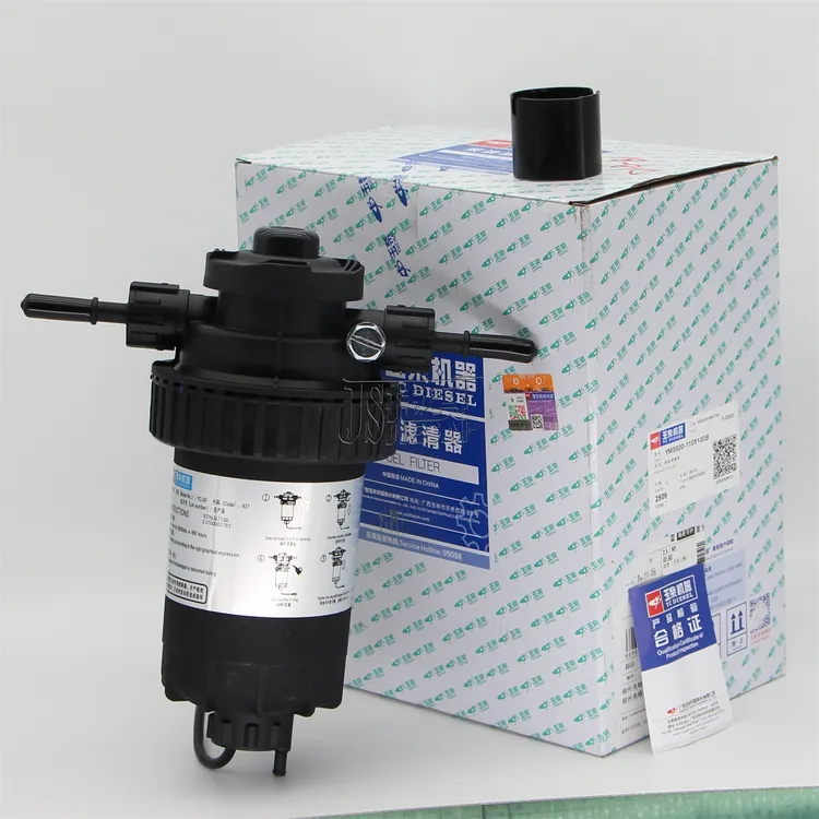 YM3000-1105100B玉柴机器国六发动机原厂正品柴油滤清器滤芯总成
