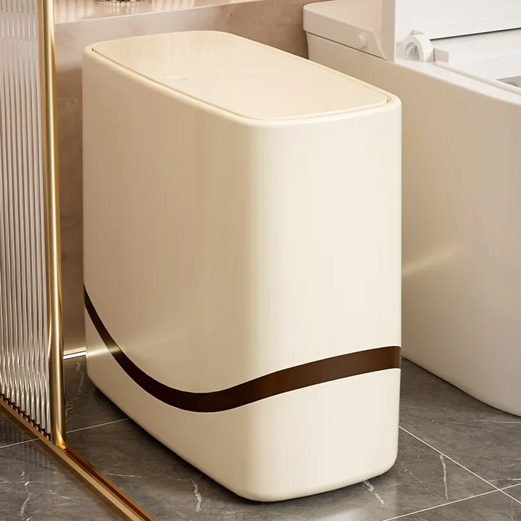 垃圾桶厕所卫生间家用厨房客厅夹缝大容量带盖垃圾筒高颜值大号
