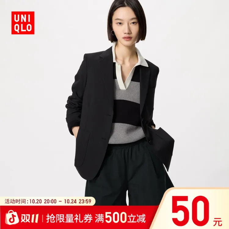 优衣库女装棉质松紧短裤/素色休闲居家可外穿473756