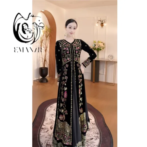 W25D28依曼之舞异域风情新款外搭跳舞气质民族风新疆舞蹈服装珠绣