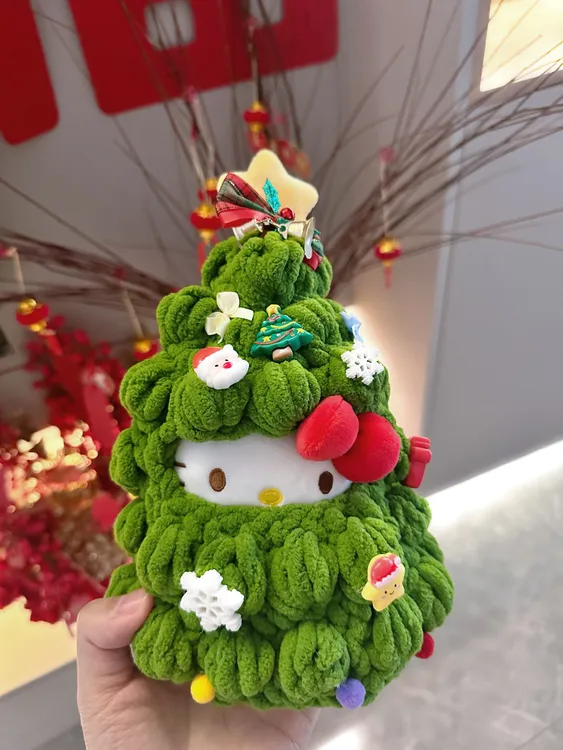 新款圣诞树系列玩偶挂饰秋冬公仔钥匙扣摆件