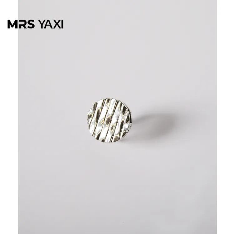 铜合金戒指 Mrsyaxi原创重工小众设计铜合金戒指YX4010502