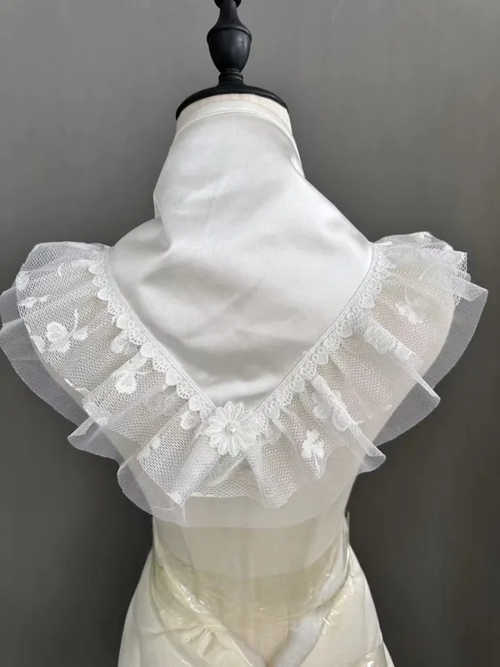 欧式风格亚麻布米白色围裙，头巾，纸巾盒，茶壶盖