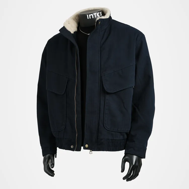 INTOX丨美式复古夹克男士立领棉服冬季加厚保暖宽松加绒纯棉外套