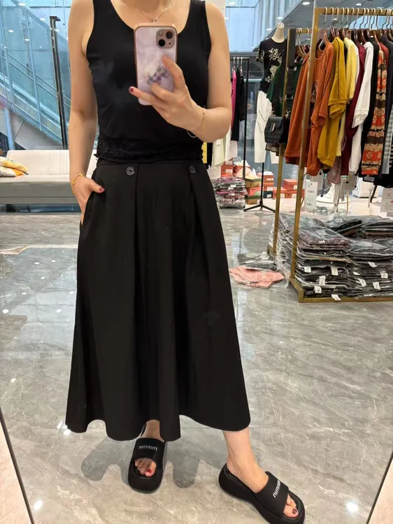 【丽丽家】夏季高端时尚丹宁风显瘦半身裙061