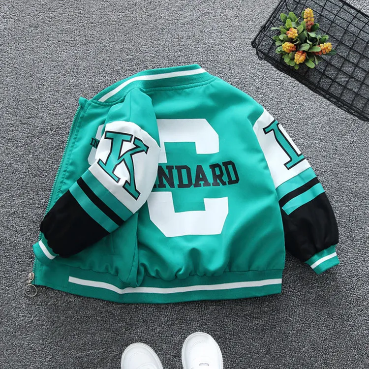 男童外套春秋款中大童男孩夹克运动服2025春季新款上衣