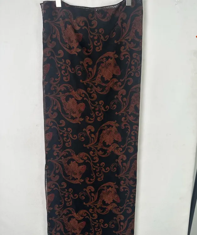 玄绫织金鲤·四经绞罗披肩 新中式国风女装0b1109942
