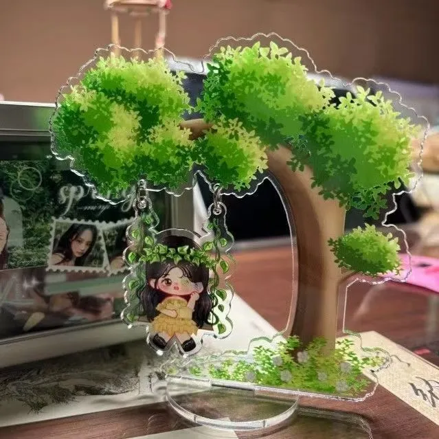 【香香】白鹿白梵星白烁周边秋千高颜值立牌亚克力创意桌面摆件