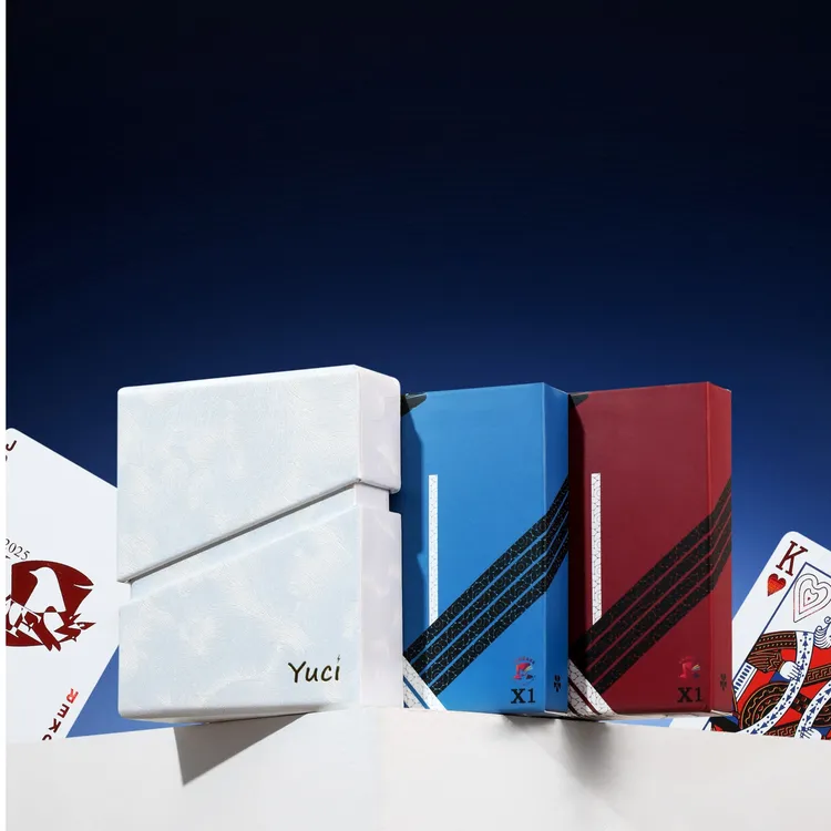 【瑜慈MGIPCC光印彩金】花切扑克牌魔术练习牌高颜值收藏黑芯纸联名