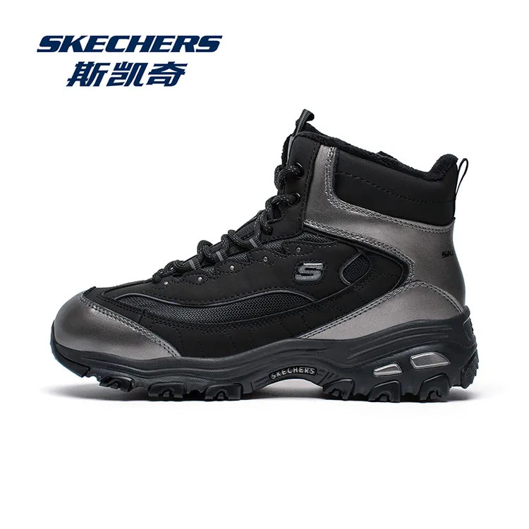 SKECHERS/斯凯奇【双11好物】时尚加绒保暖增高雪地鞋女百搭老爹鞋