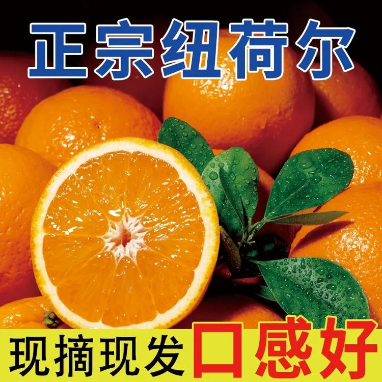 开州正宗纽荷尔脐橙鲜甜多汁黄心果肉现摘现发
