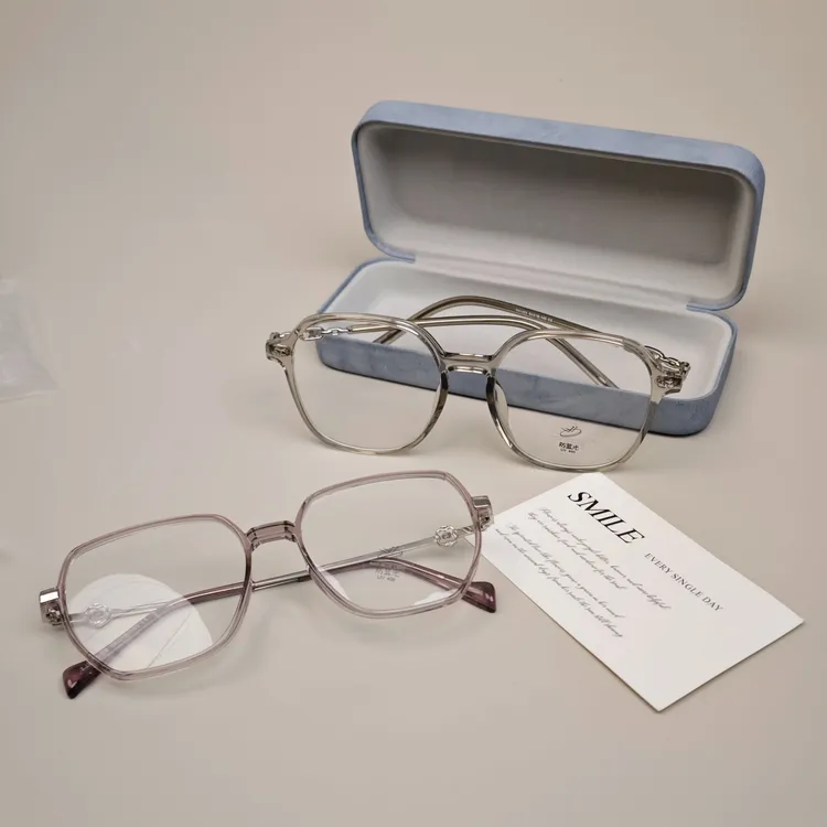 【大脸专属 A】超轻多边形大框近视眼镜素颜显瘦可定制男女通用B22