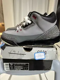 Nike aj3 酷灰高帮球鞋 38码全新原盒212