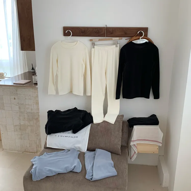 69560酷娃米成人男女士秋冬季家居服内衣套装