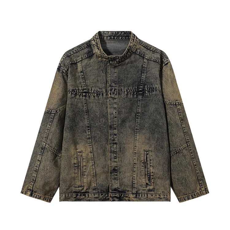 牛仔外套男女款春秋新款短款韩系设计感冷淡系慵懒风夹克
